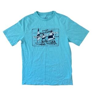 Vineyard Vines | Blue Sailing Summer Camp Graphic T-Shirt, Youth Sizes L XL